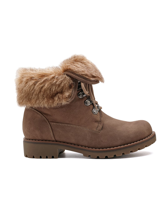 Stivaletto in ecopelle, collo e fodera interna in ecopelliccia.

Dettagli prodotto
• Made in China
• Materiali: Vegano (Materiali sintetici)