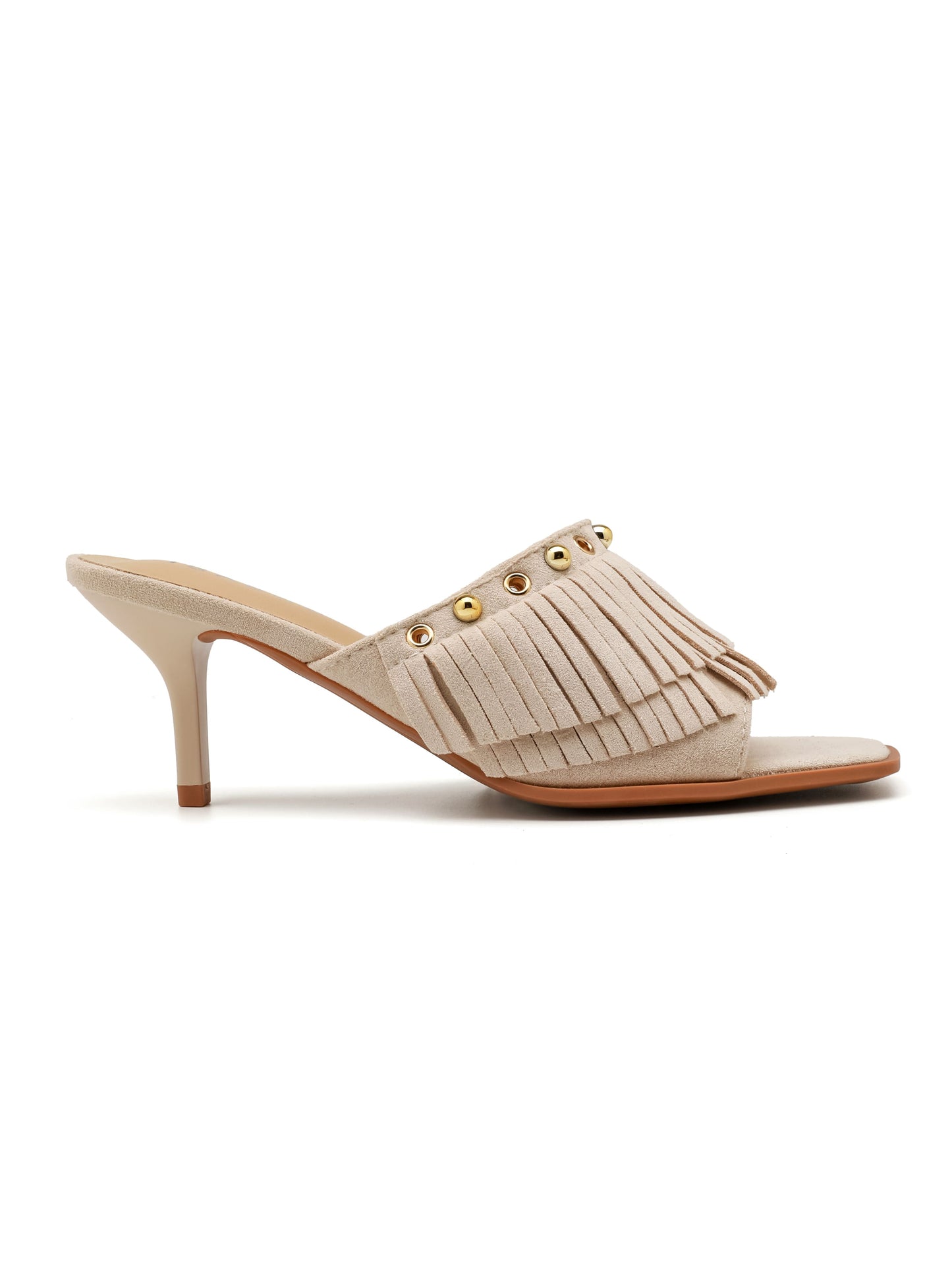 Ciabatte con Tacco - 3065 Beige