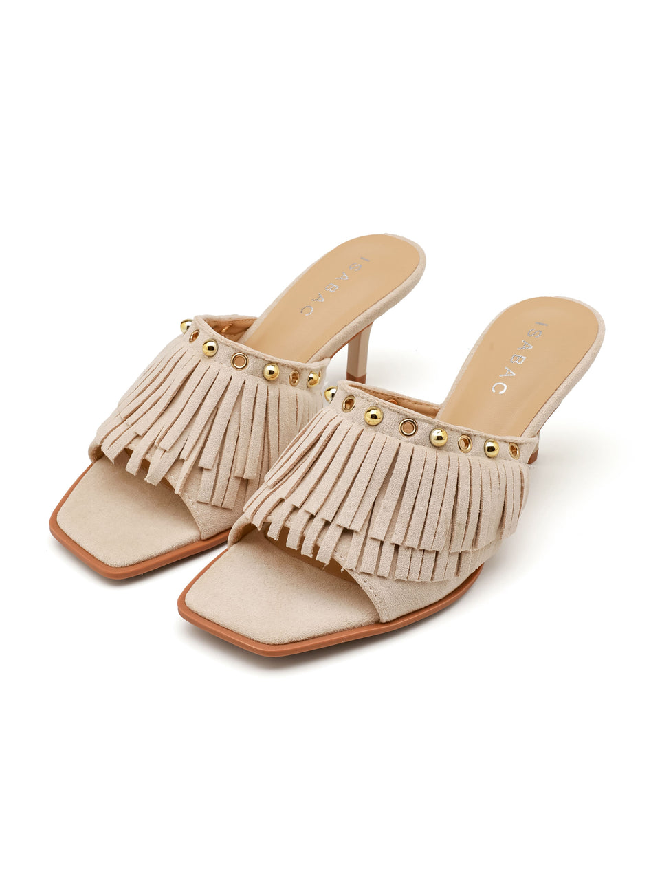 Ciabatte con Tacco - 3065 Beige