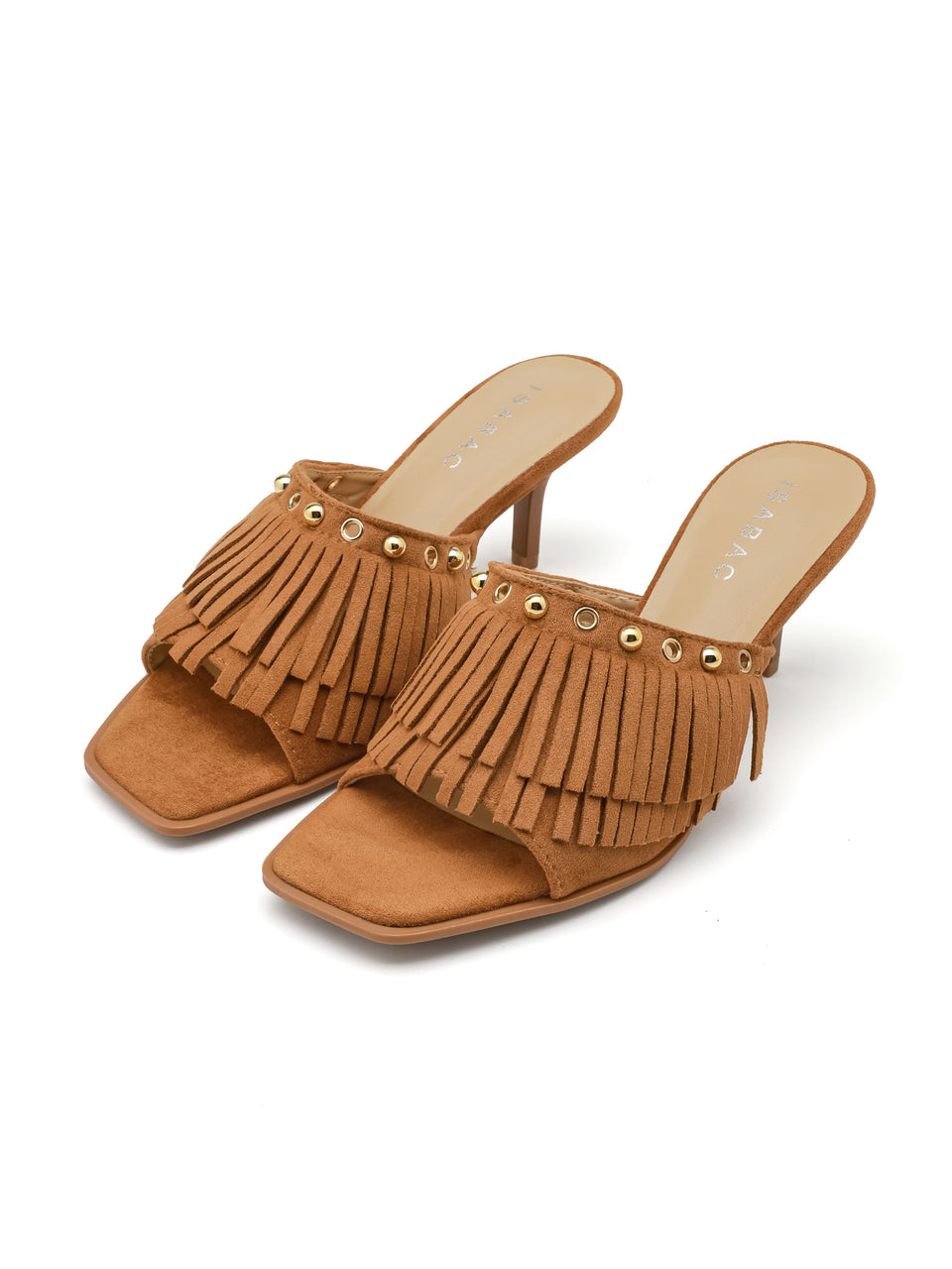 Ciabatte con Tacco - 3065 Camel
