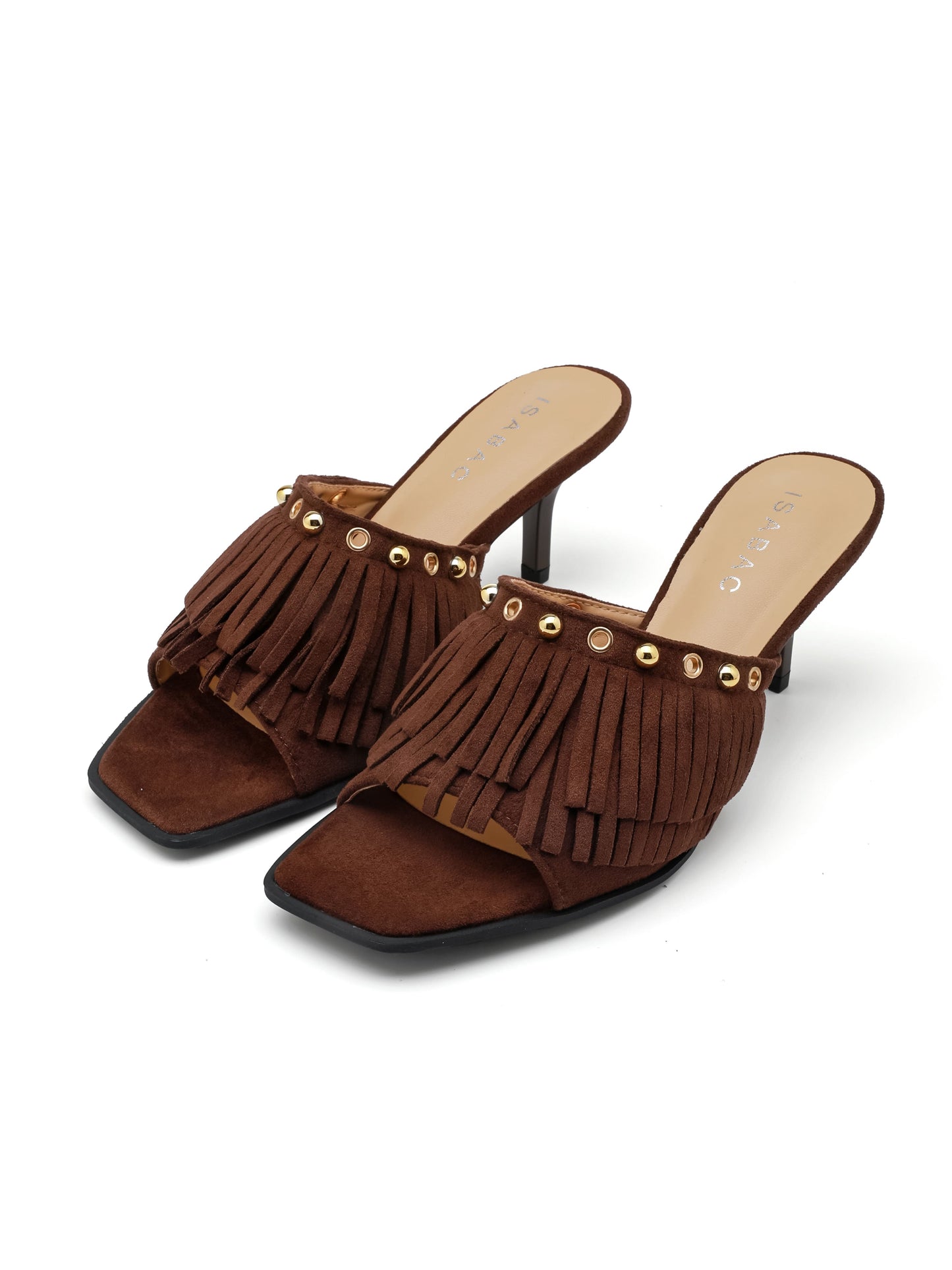Ciabatte con Tacco - 3065 Marrone