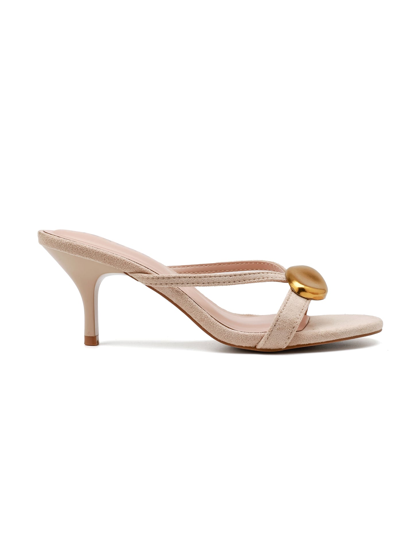 Ciabatte con Tacco - 3066 Beige