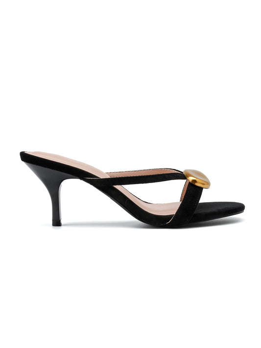 Ciabatte con Tacco - 3066 Nero