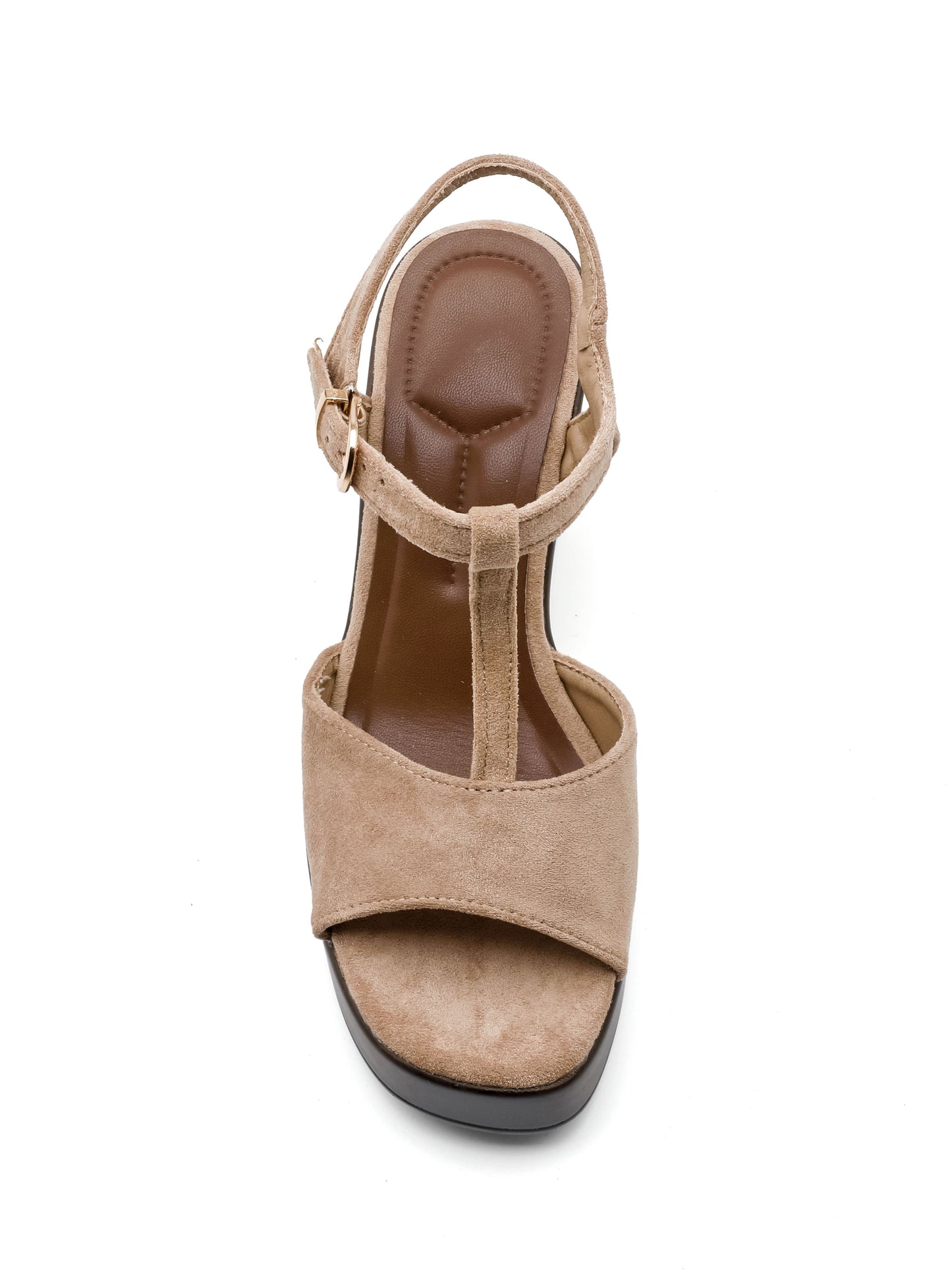 Sandali con Zeppa - 3070 Khaki