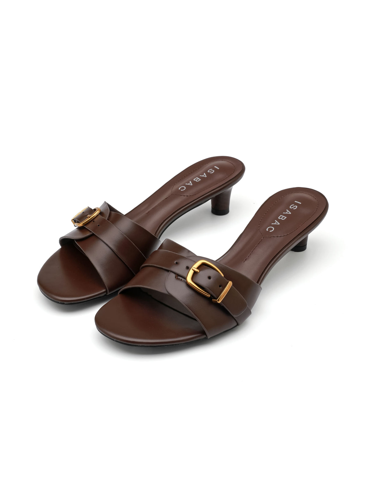 Ciabatte con Tacco - 3071 Marrone