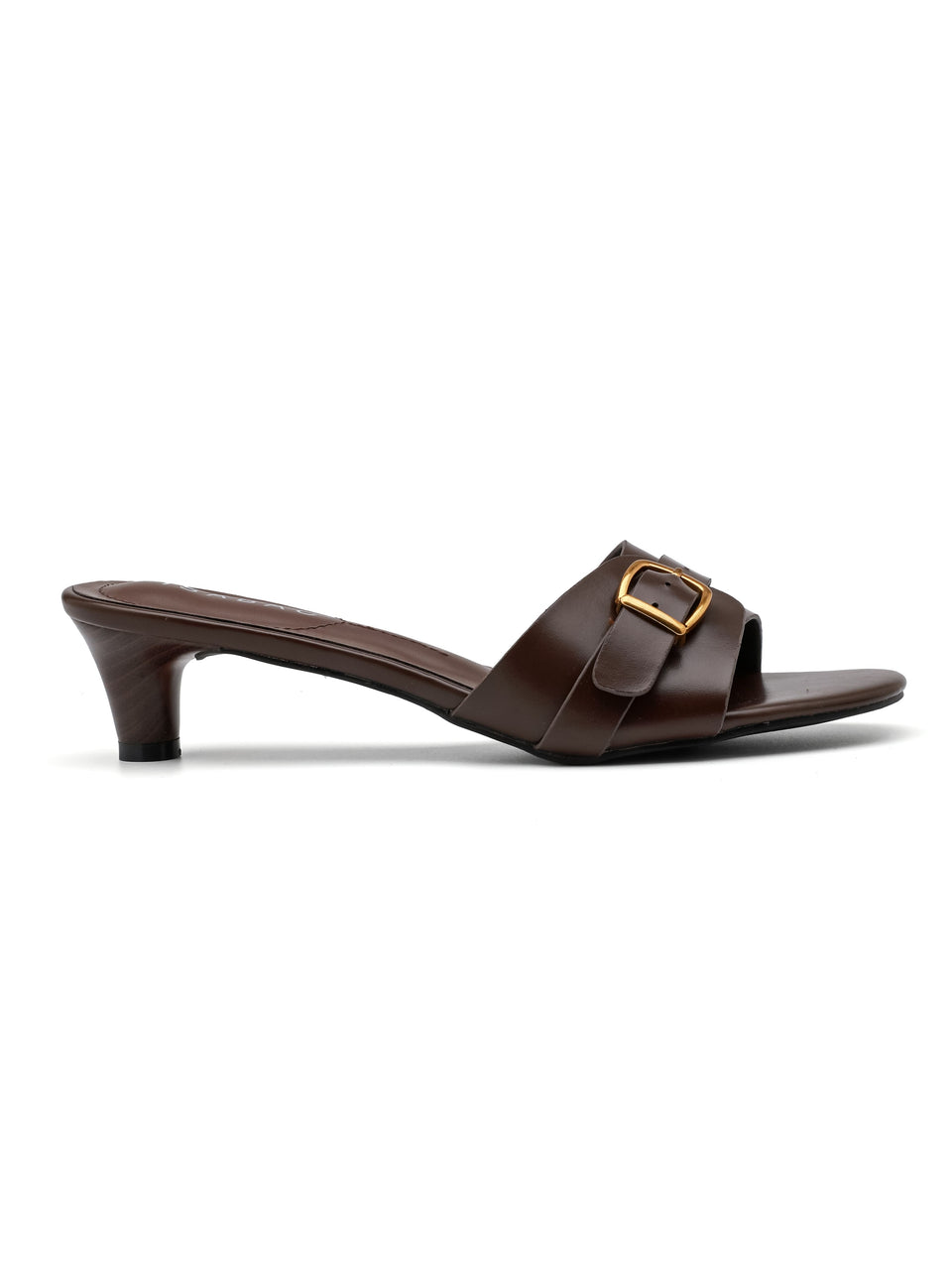 Ciabatte con Tacco - 3071 Marrone