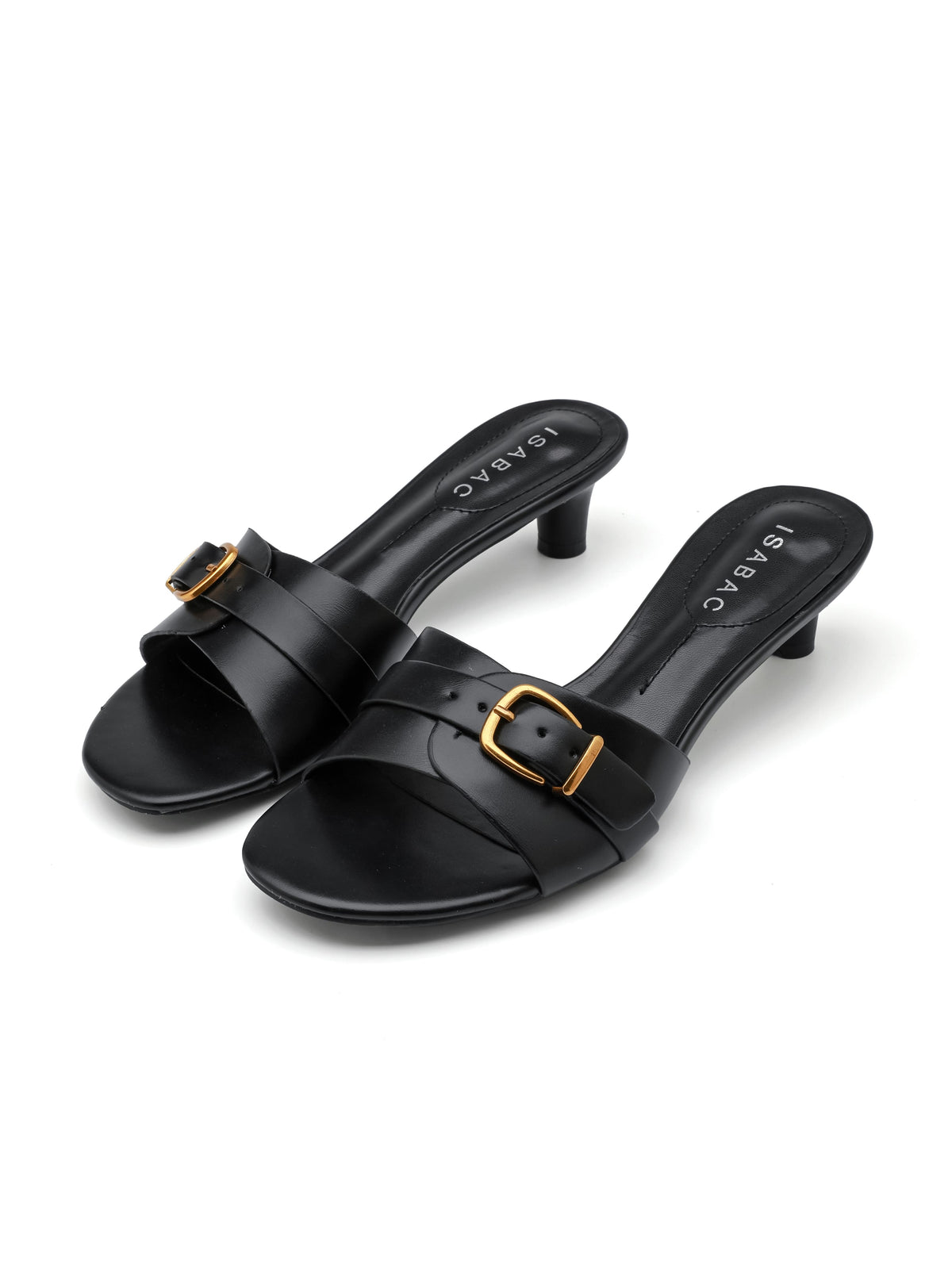 Ciabatte con Tacco - 3071 Nero