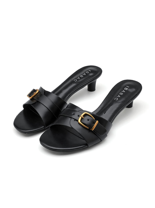 Ciabatte con Tacco - 3071 Nero