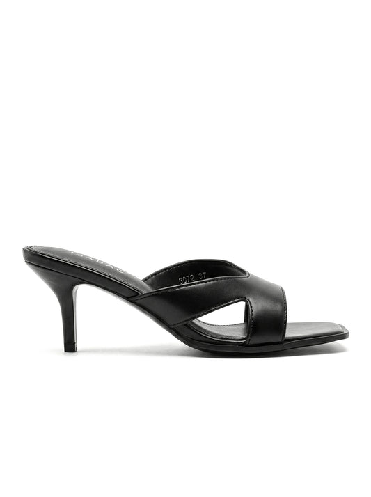 Ciabatte con Tacco - 3072 Nero