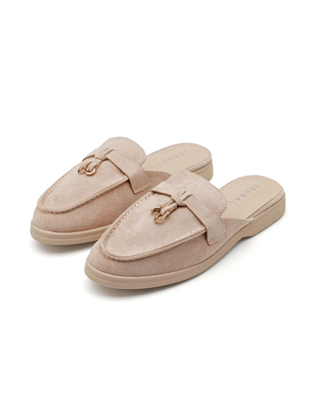 Mocassini slip-on ISABAC in morbida ecopelle, dettaglio fibbia oro, tacco basso.

Dettagli prodotto
• Made in China
• Materiali: Vegano (Materiali sintetici)