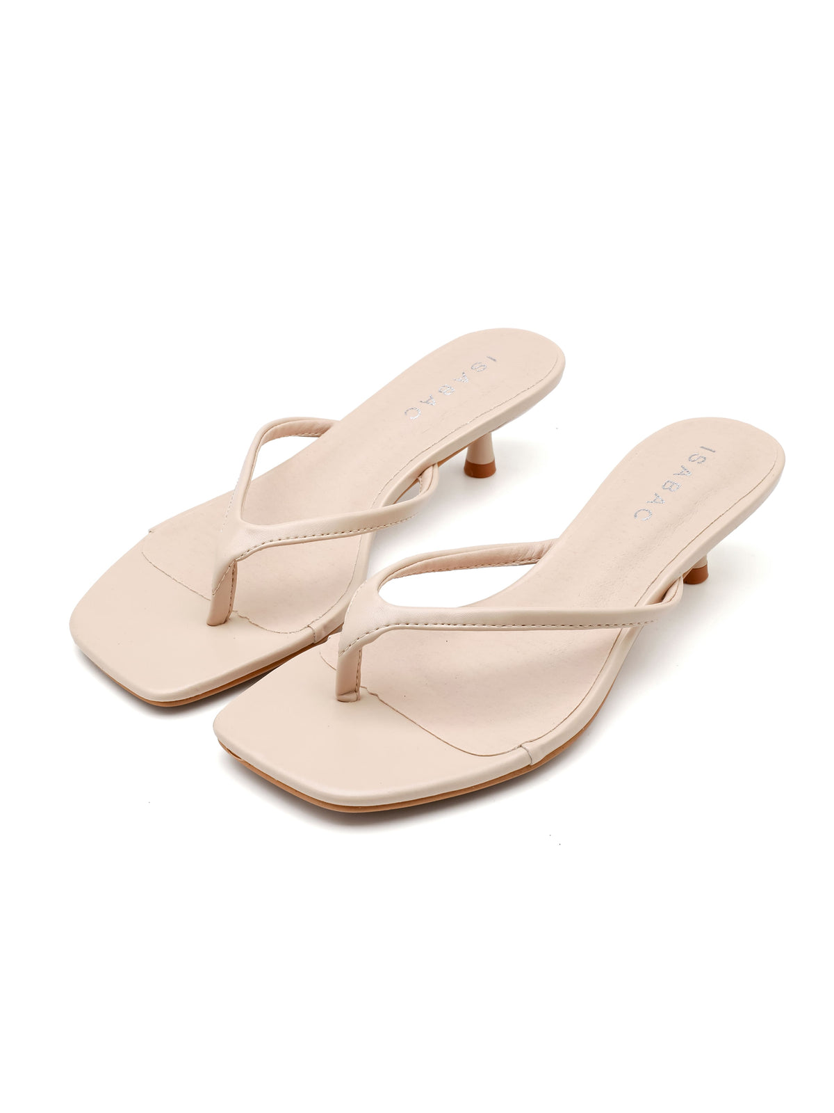 Ciabatte con Tacco - 3079 Beige