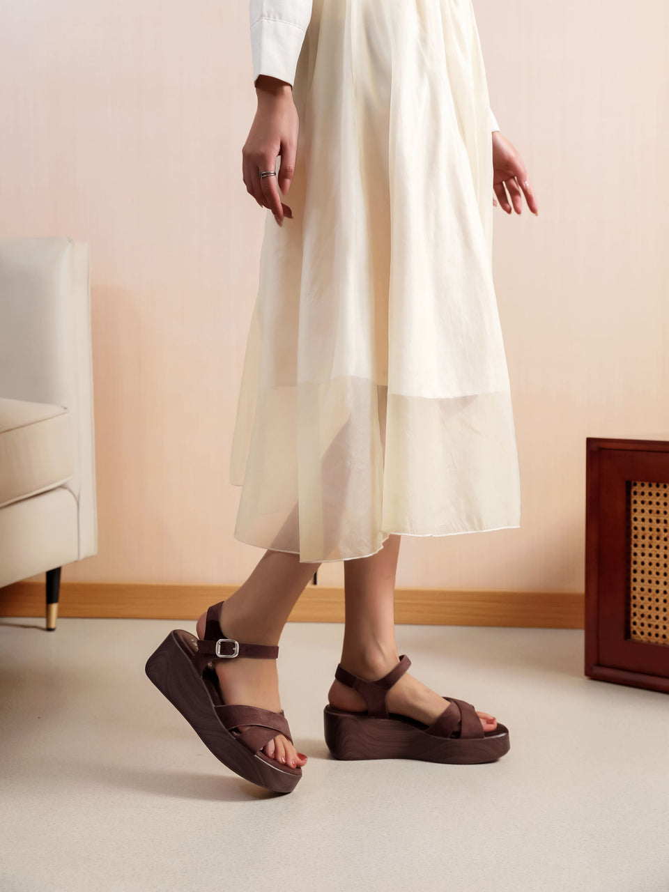 Sandali - 3556 Marrone