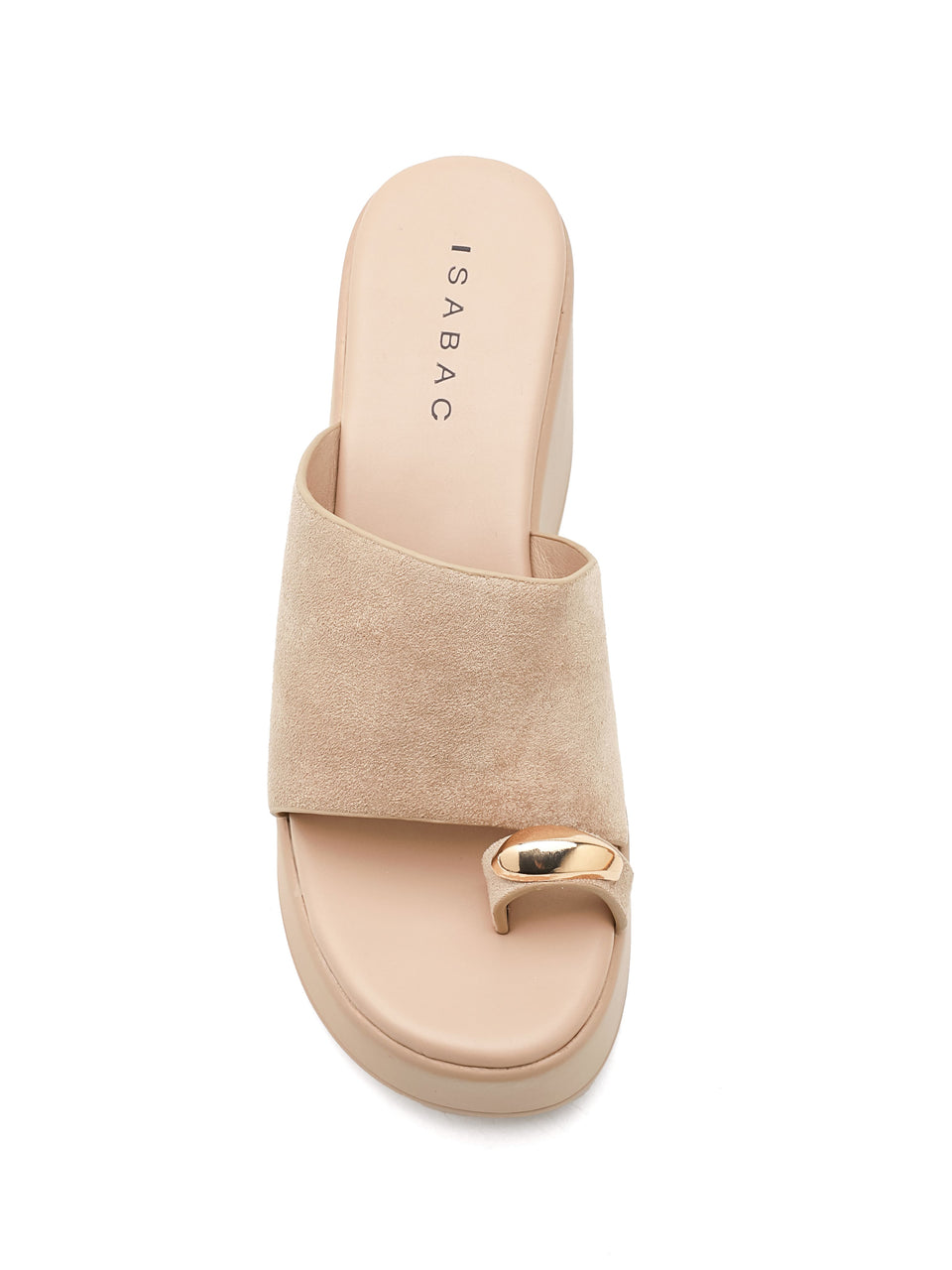 Sandali con Zeppa - 3558 Beige
