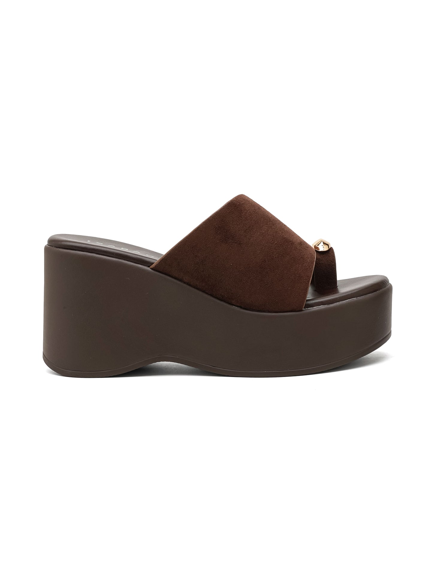Sandali con Zeppa - 3558 Cioccolato