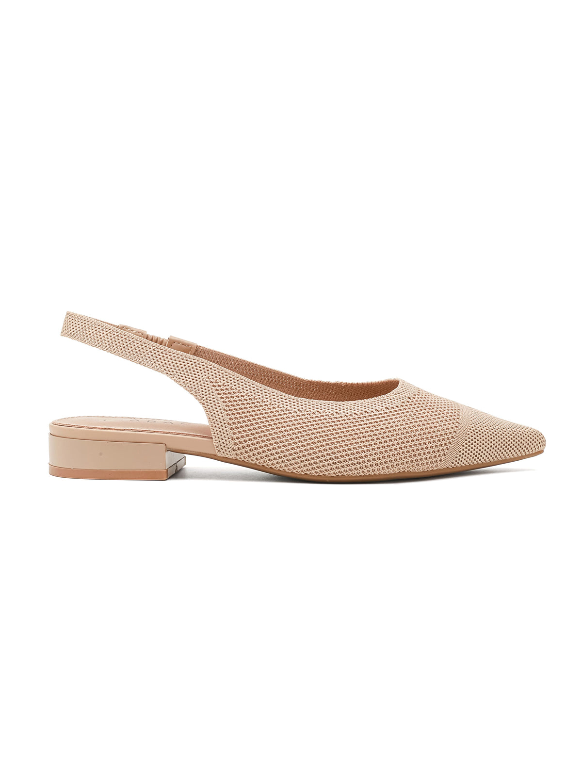 Slingback flat ISABAC in maglia, punta affusolata, tacco basso squadrato; modello leggero e sofisticato.

Dettagli prodotto
• Made in China
• Materiali: Vegano (Materiali sintetici)