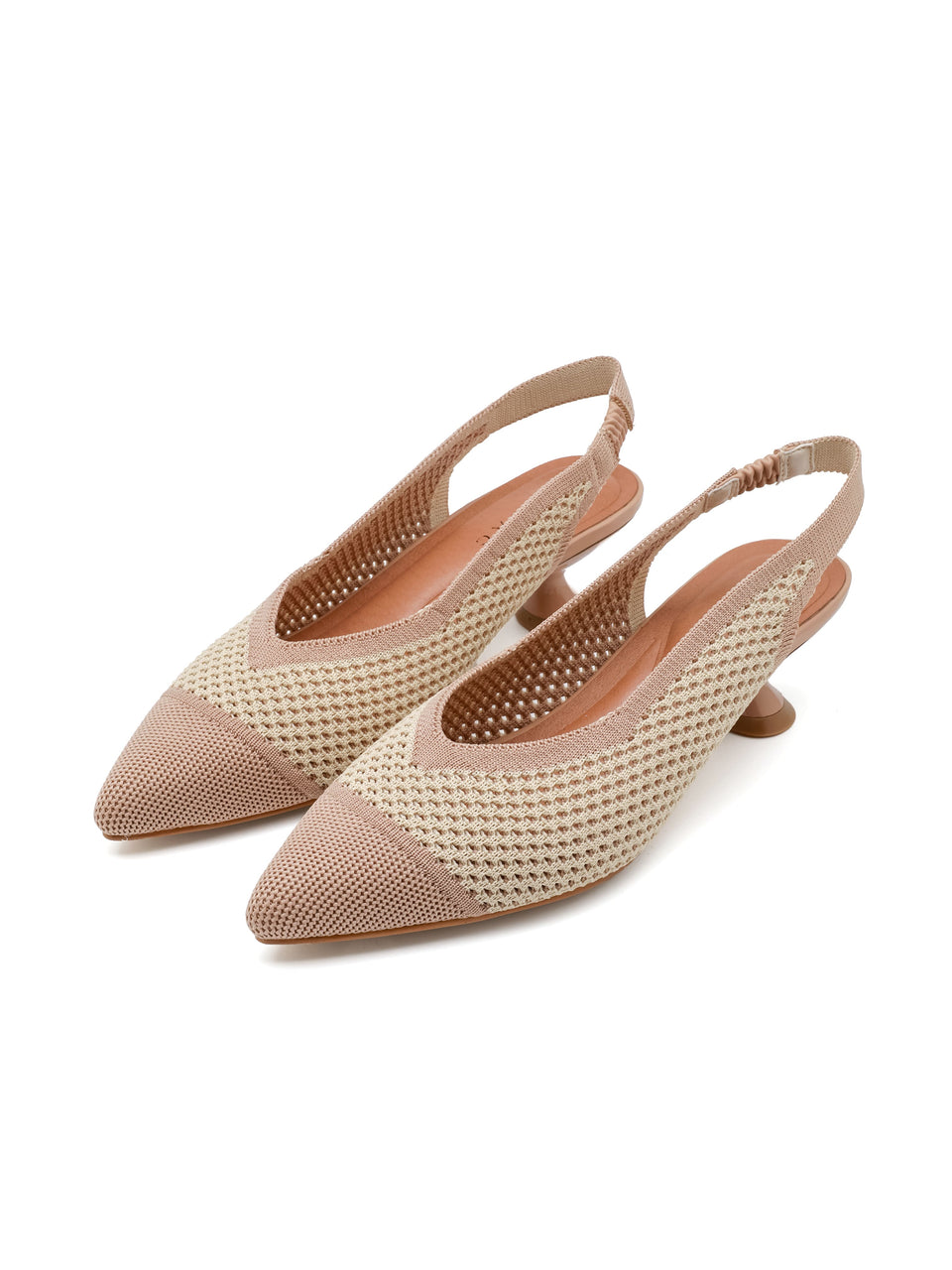 Slingback con Tacco - 3563 Beige