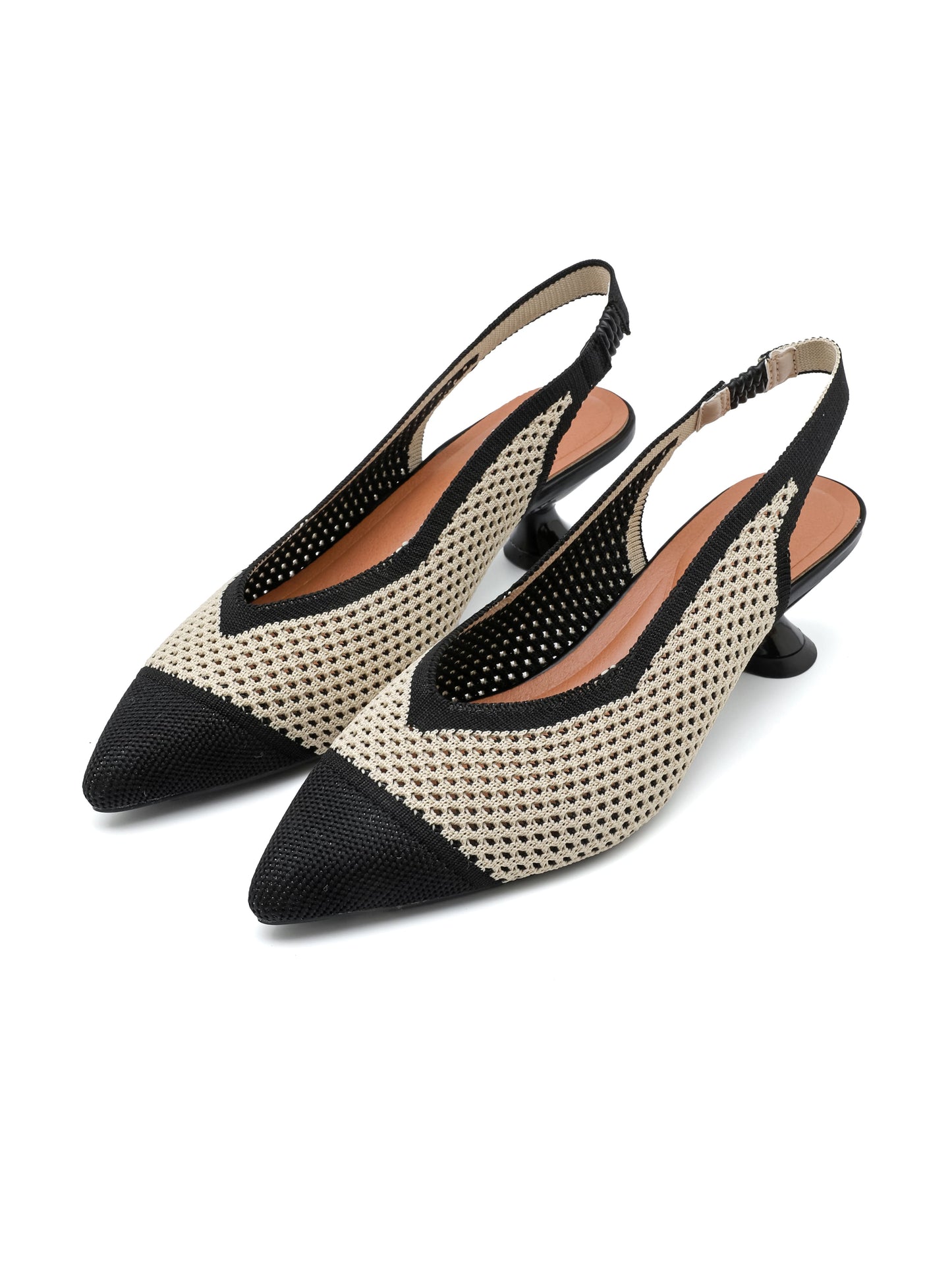 Slingback con Tacco - 3563 Nero