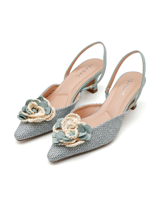 Slingback - 3627 Blu