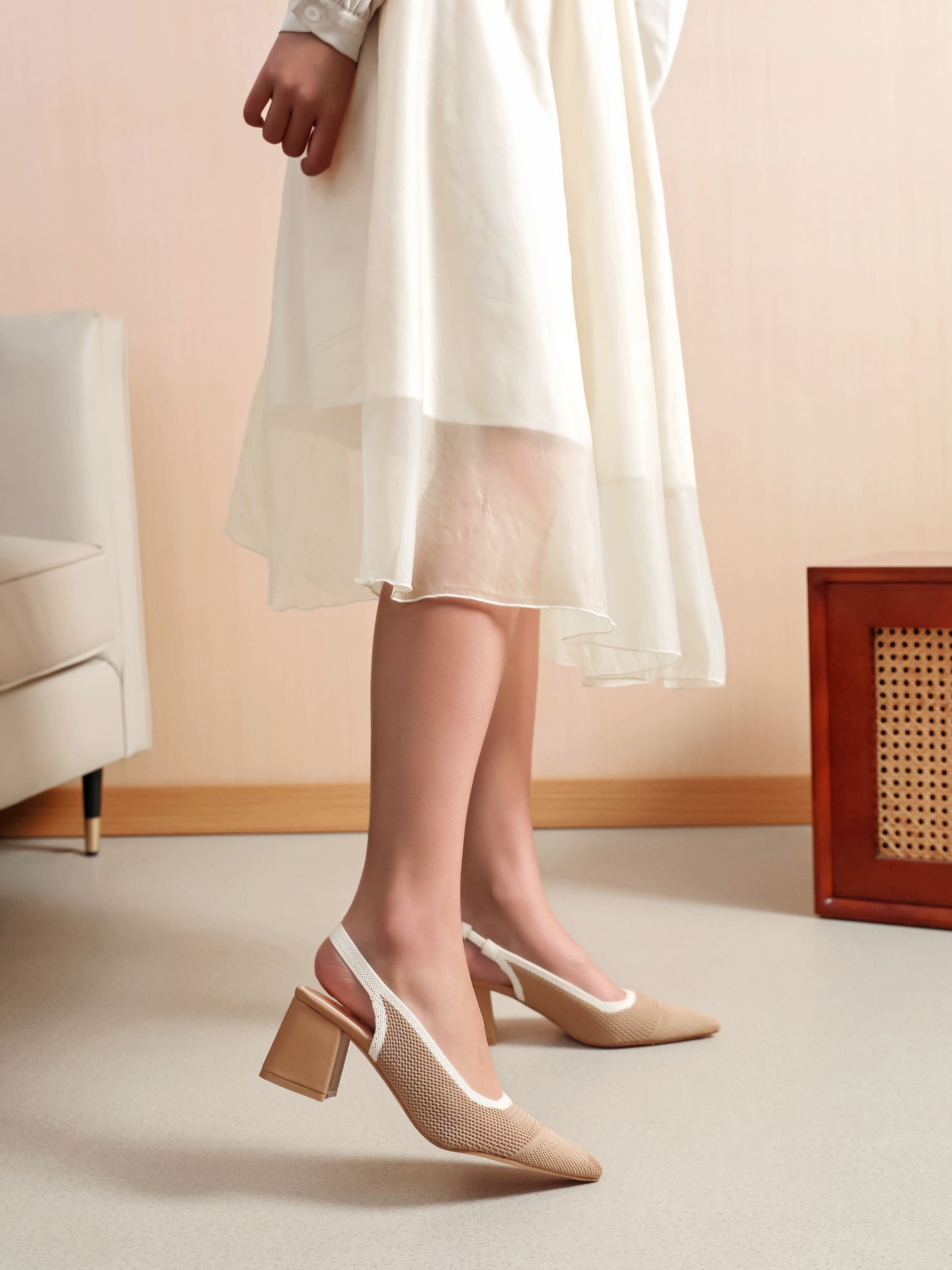 Slingback - 3635 Khaki