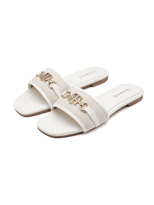 Sandalo ISABAC, modello slide open-toe in materiale sintetico.

Dettagli prodotto
• Made in China
• Materiali: Vegano (Materiali sintetici)