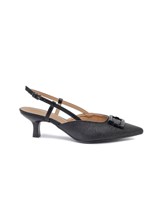 Slingback - 6017 Nero