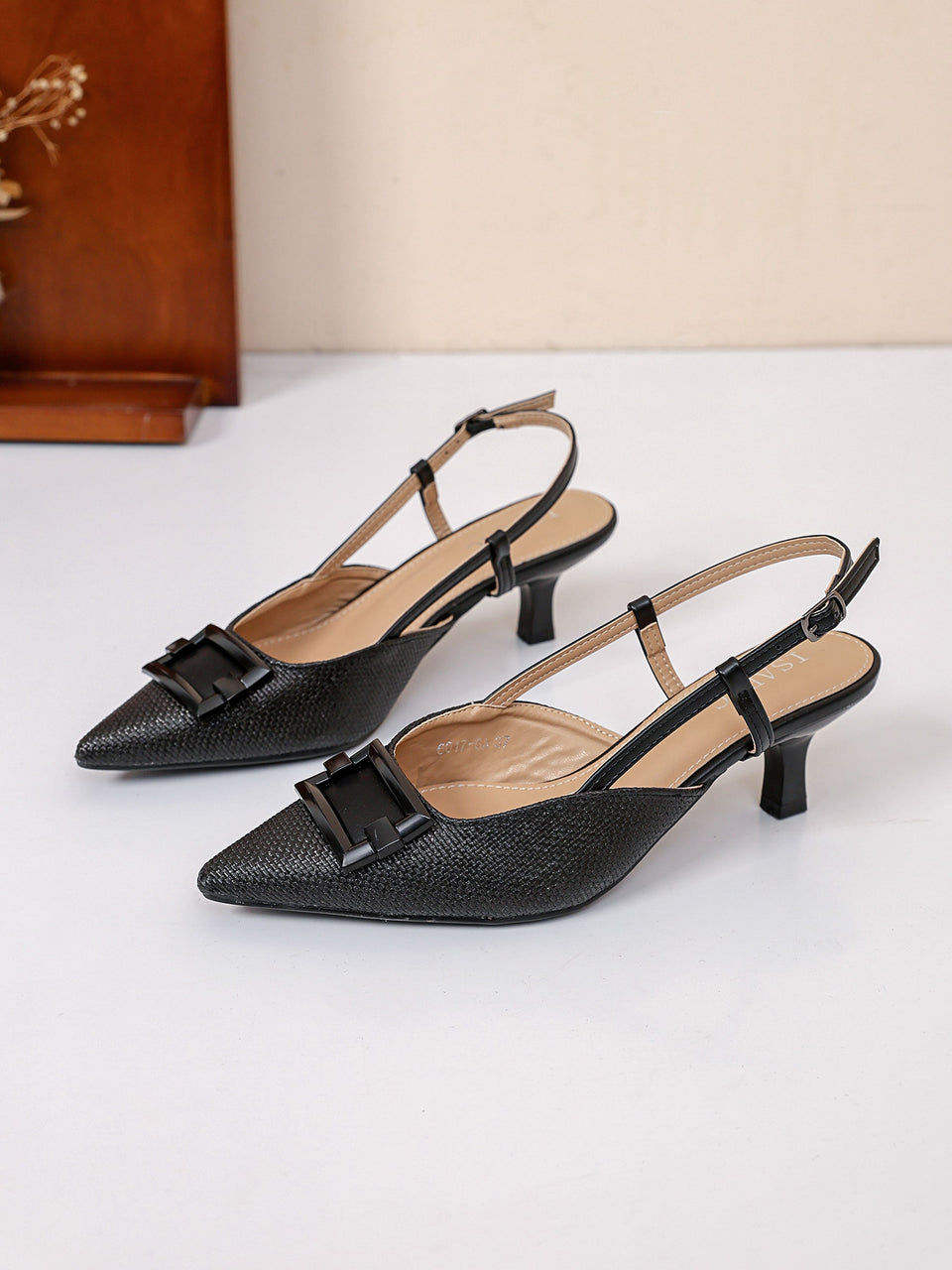 Slingback - 6017 Nero