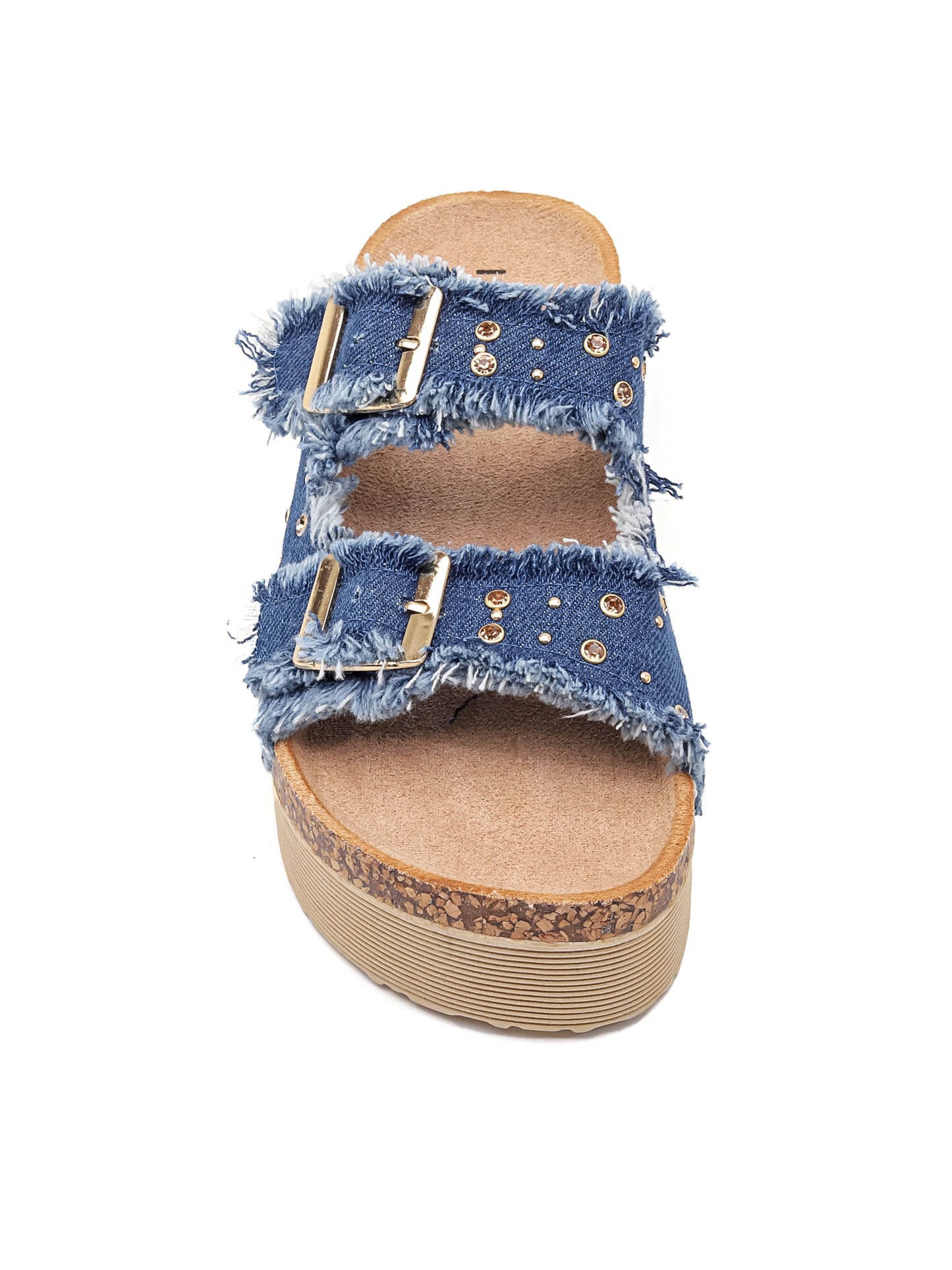 Ciabatte con Zeppa - 7086 Jeans