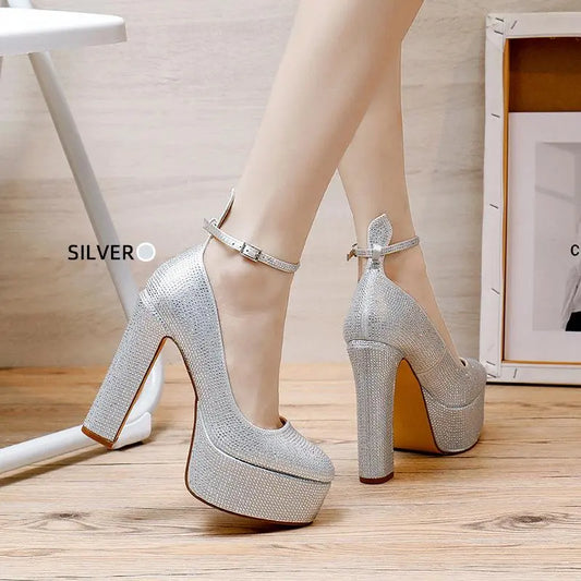 Scarpe con Tacco -3901 Silver - ISABAC